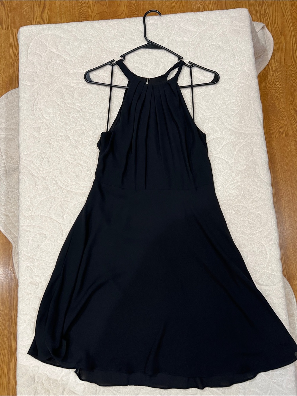 Express Black Halter Mini Dress